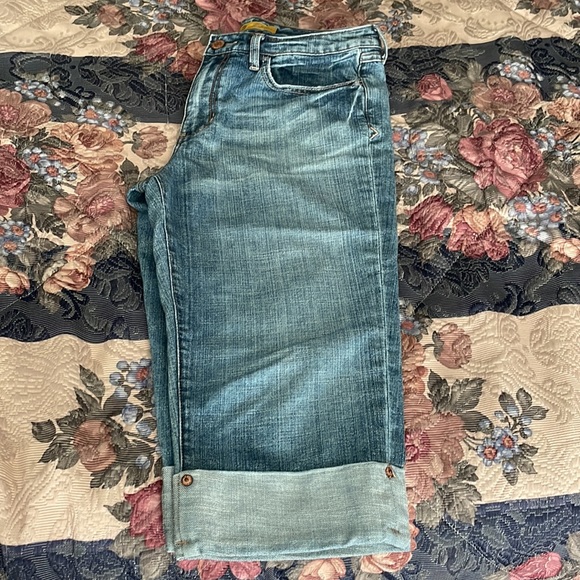 Seven7 Knee Length Wide Cuff Jeans - Picture 4 of 5